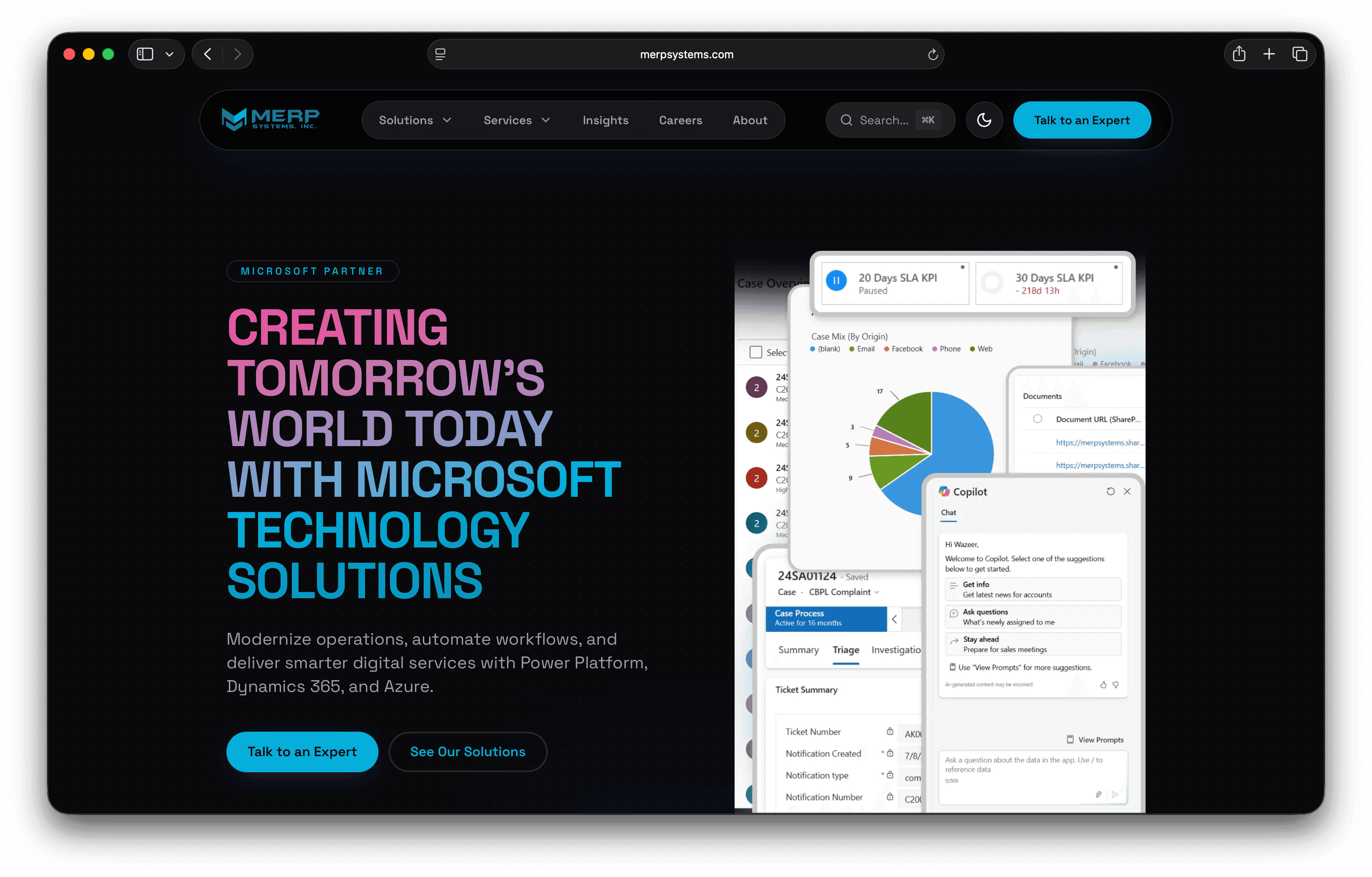 MERP Corporate Website Modernization